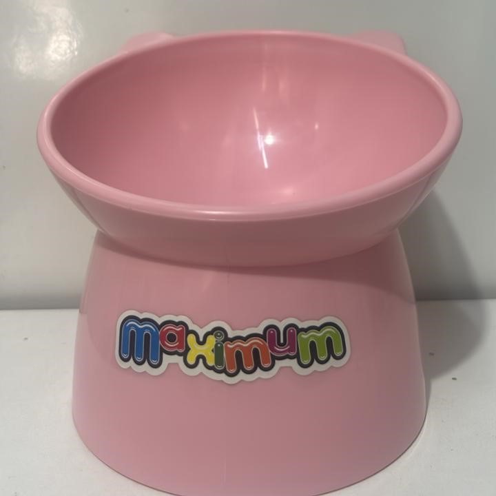 Comedouro Pra Gatos Rosa